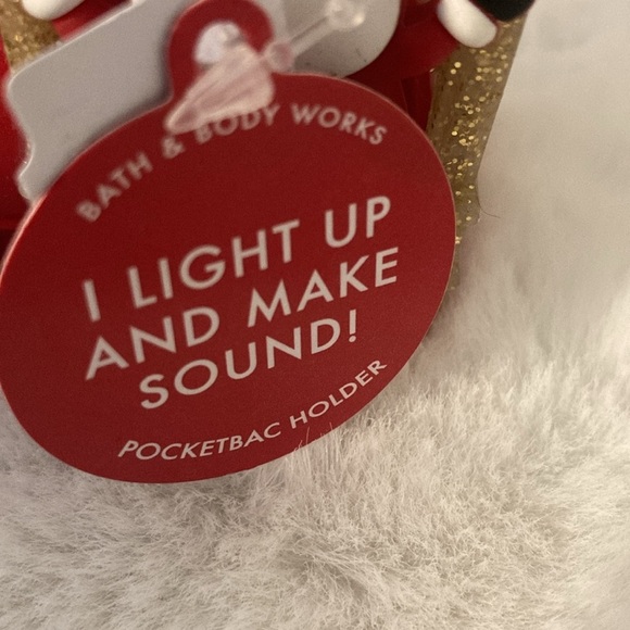Bath and Body Works 2023 Christmas Santa on Train Pocketbac Holder - Picture 5 of 9
